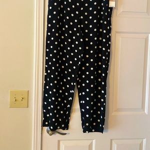 1.State Veridian Blooms Pants in Rich Black